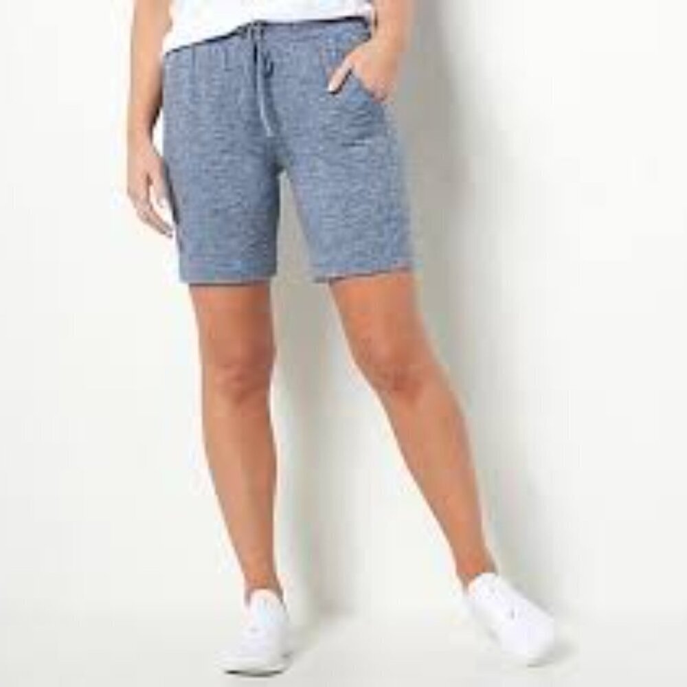 Zuda Z-Cool Men's Blue Athletic Breathable Shorts with Pockets XL